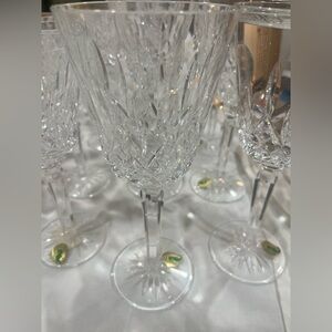 Waterford Lismore Crystal Goblet large 8oz stems